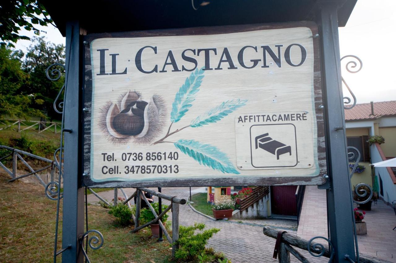 Bed and Breakfast Il Castagno Montemonaco Esterno foto
